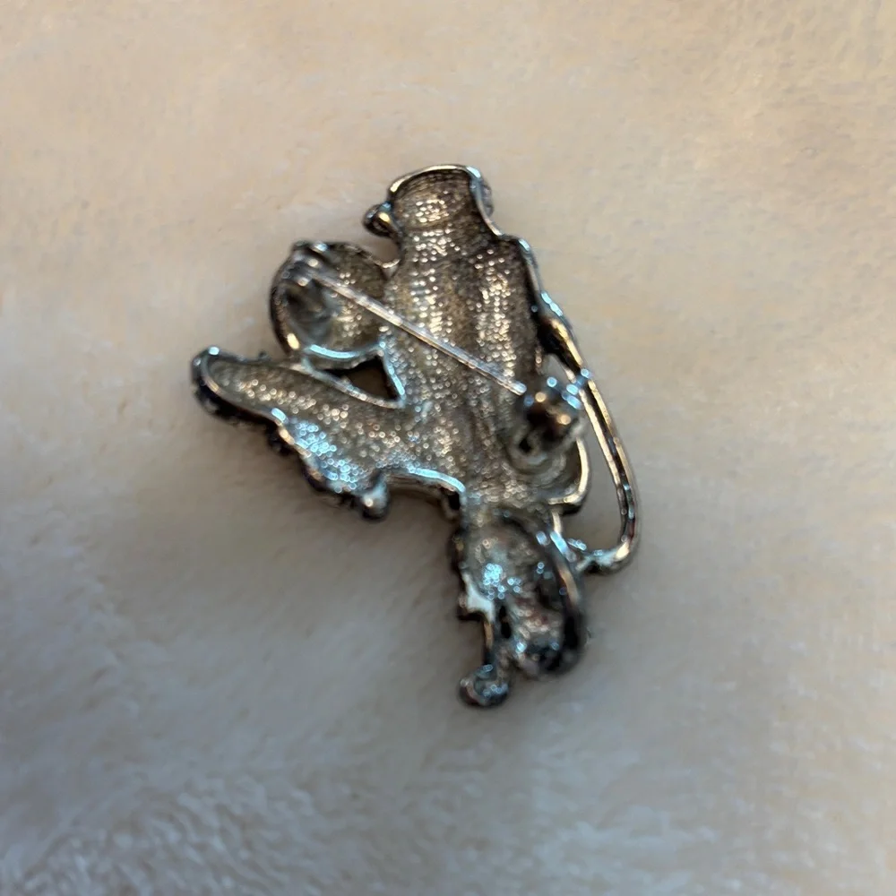 New w/Box Silver Golf-Themed Earrings and Pin - Tee Off!